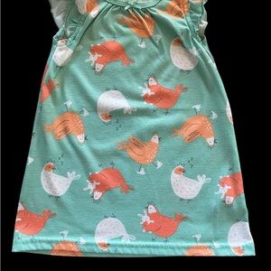 Cute Chicken Print Pajama Nightgown
